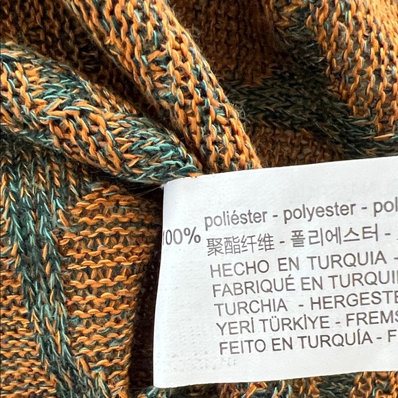 NWT Zara Green and Brown Patterned Short Sleeve Tee - Picture 5 of 7